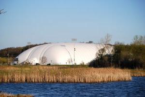 全球赌博十大网站's Bubble Over the Rochester Regional Stadium
